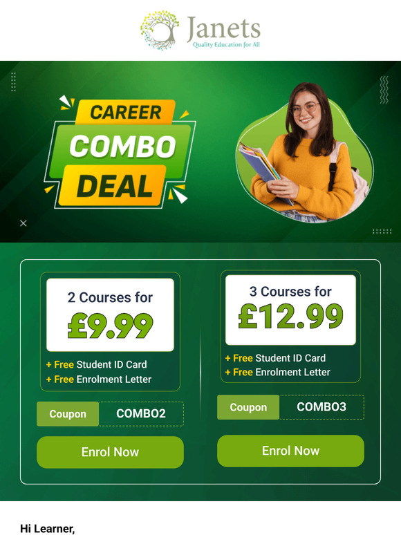 🎯 Double or Triple the Learning – From Just £9.99!