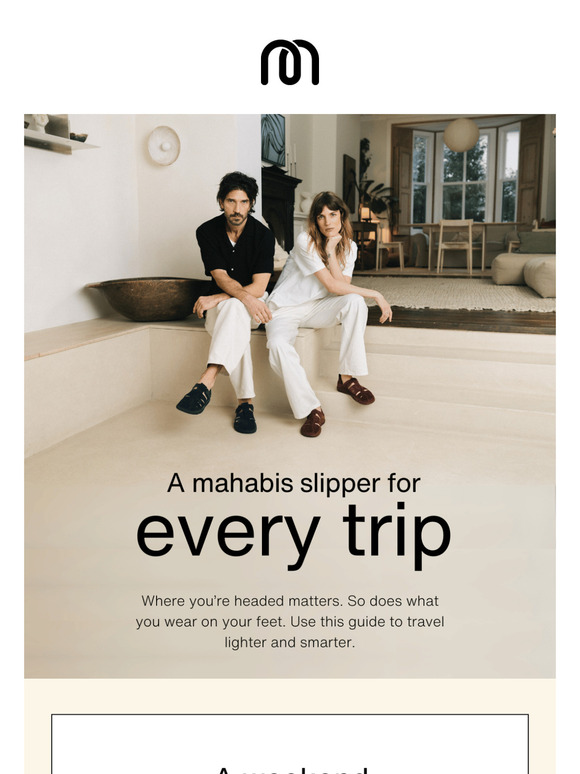 Wherever you’re headed, there’s a slipper for that