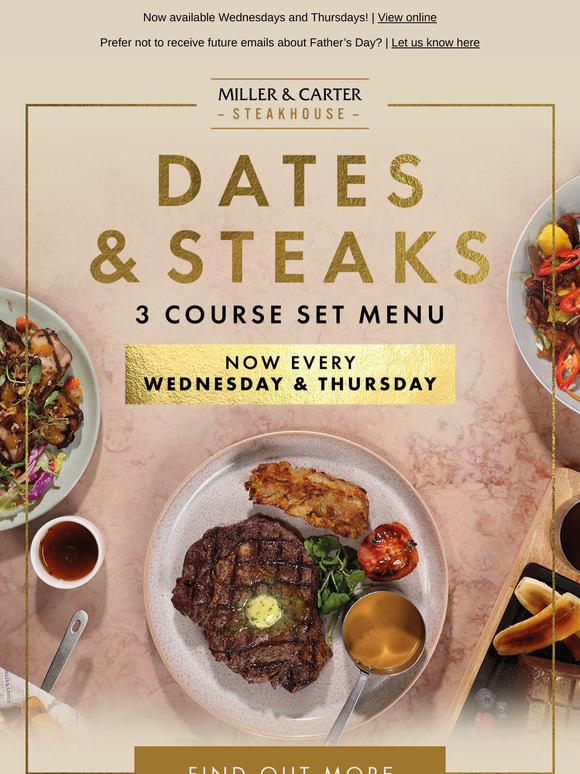 —, join us for Dates and Steaks? 🤤