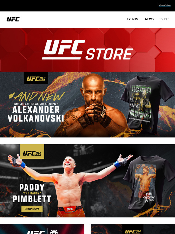 Shop UFC 314 at UFC Store!