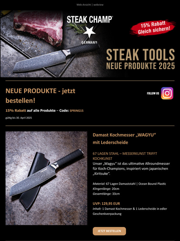 Entdecke unsere neuen Produkte! ⭐ 15% Rabatt sichern und gleich bestellen