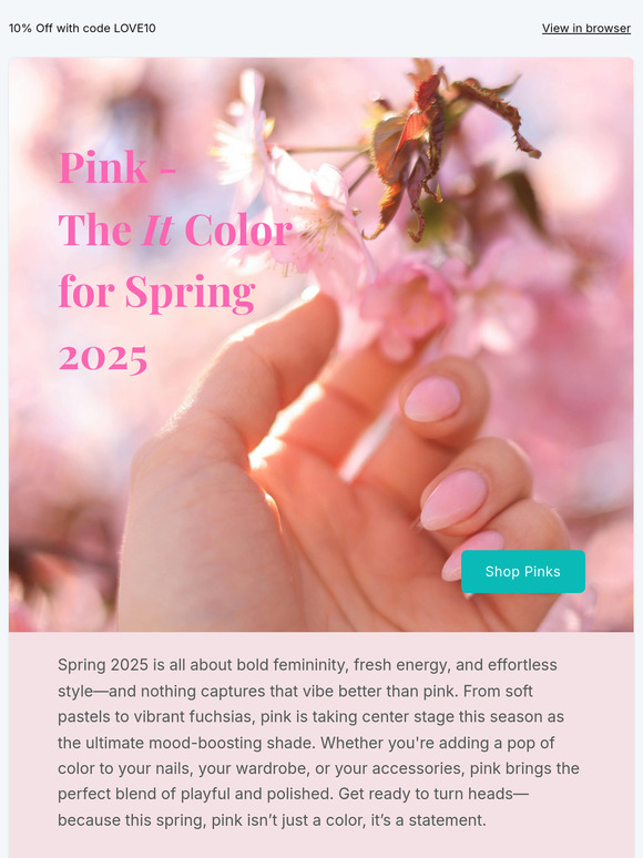 🌸 Why these Pinks are Must Haves for Spring 2025 🌸 😍 Get Yours while they're available!