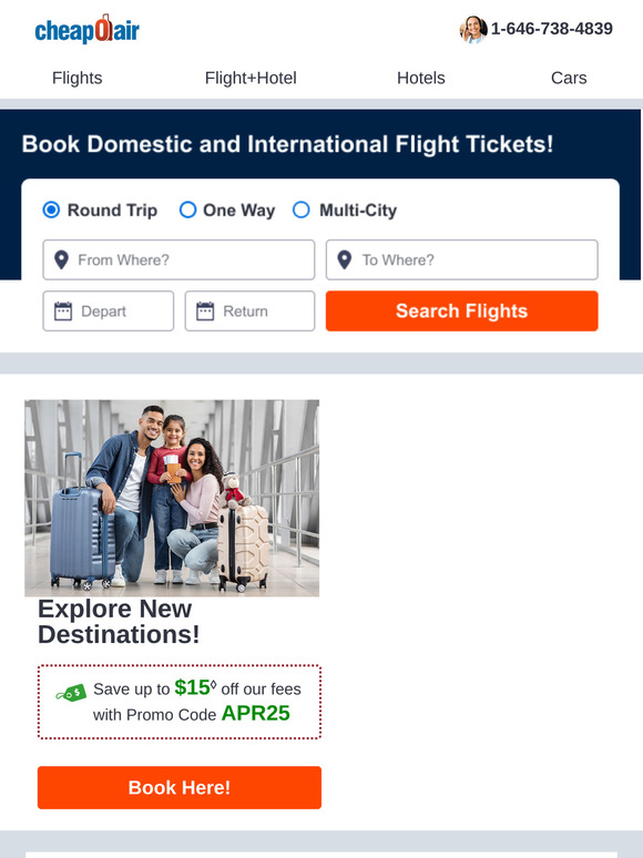 ✈ Explore New Destinations!