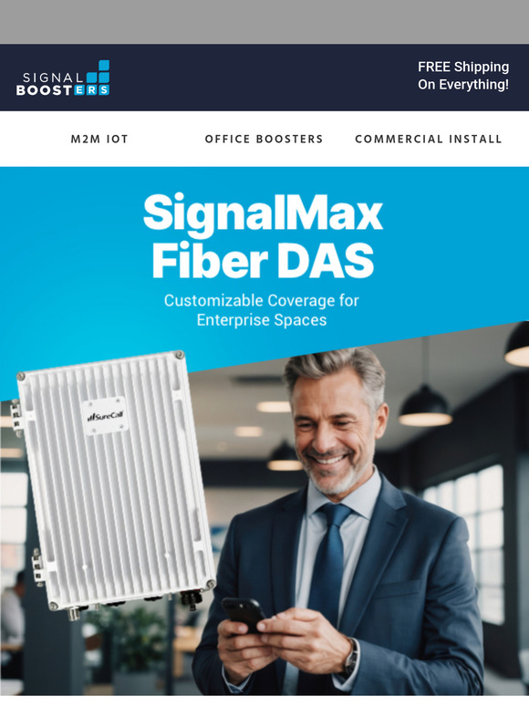 Learn how the SignalMax Fiber DAS can resolve cellular connectivity problems.