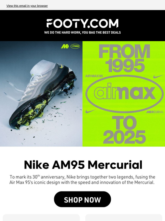 NEW: Nike Air Max 95 Mercurial 🔥