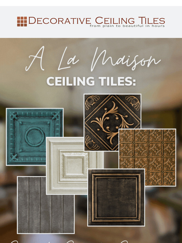 Easy Ceiling Makeover? Yes, Please!