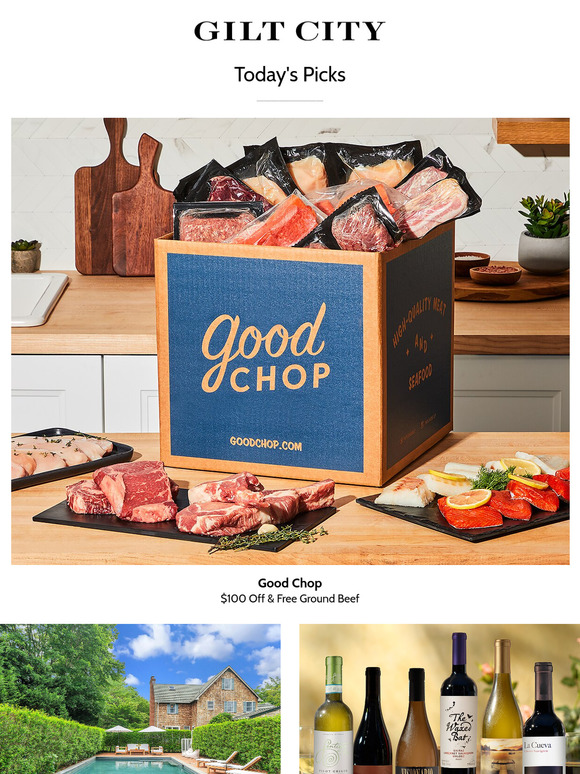 $100 Off Good Chop Meat Delivery | Sugarfina