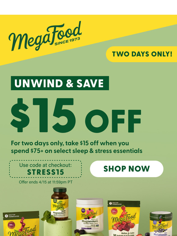 Unwind & Save Today!