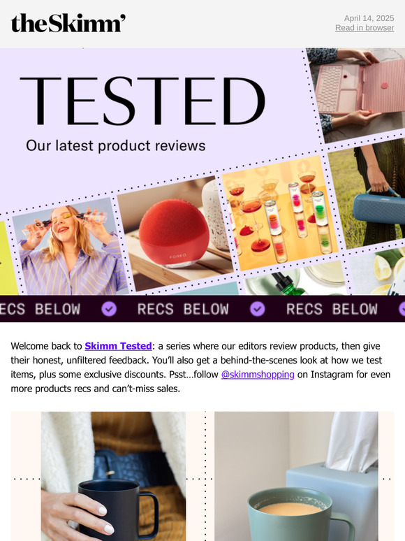Everything our editors tested recently…