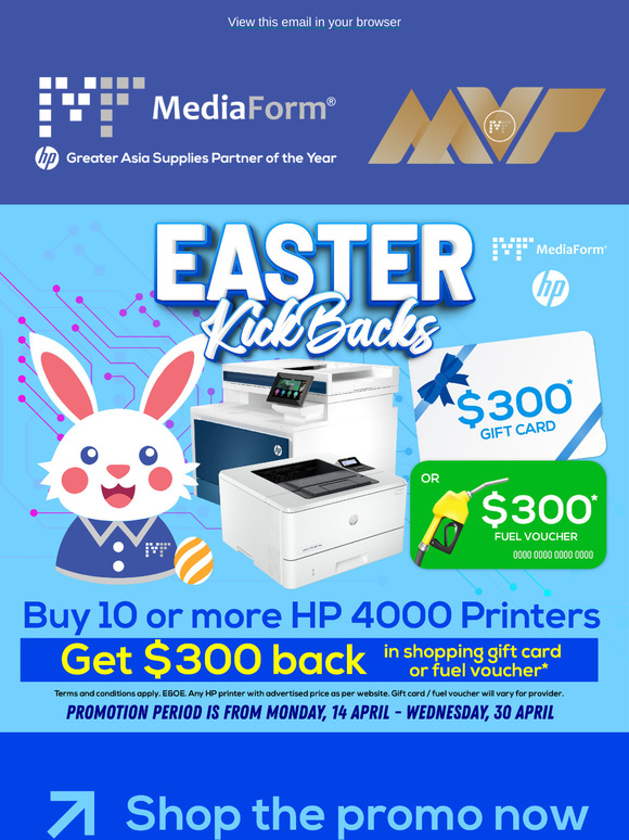Buy HP LaserJet 4000 Printers, Get $300 Shop or Fuel Card