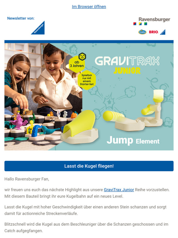 Verleiht eurer GraviTrax Junior Bahn neuen Schwung!