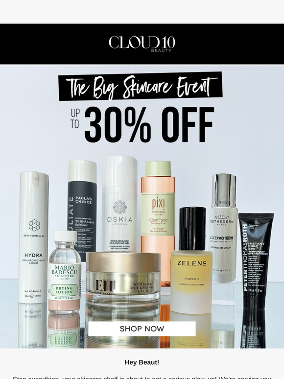 Hey Beaut! Save Up To 30% Off! 💙💧