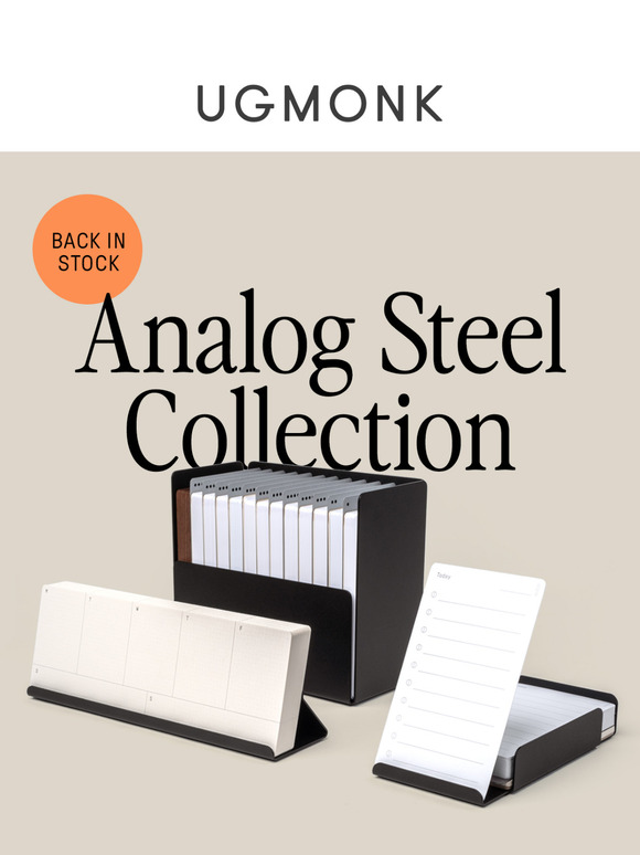 ✨ Back in Stock: The Analog Steel Collection