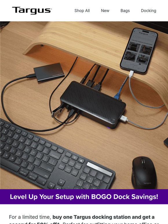 BOGO 50% Off Select Docks 🙌