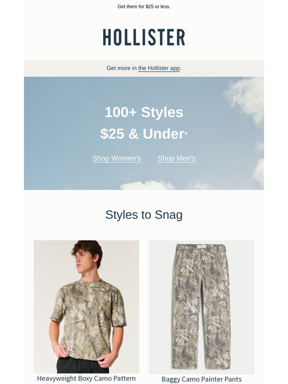100+ styles are on sale now!