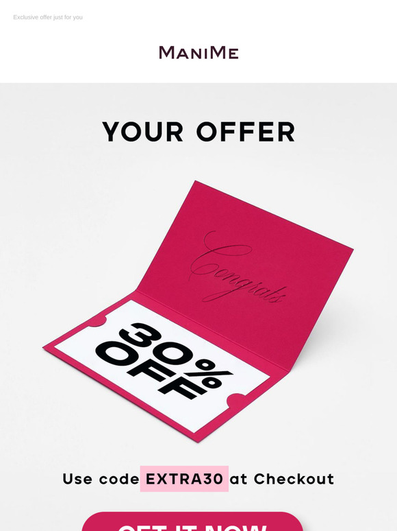 Last Chance: EXTRA 30% OFF