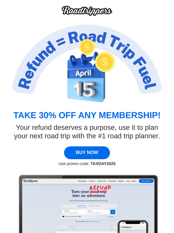 Turn Your Tax Return Into Better Road Trips 🚙