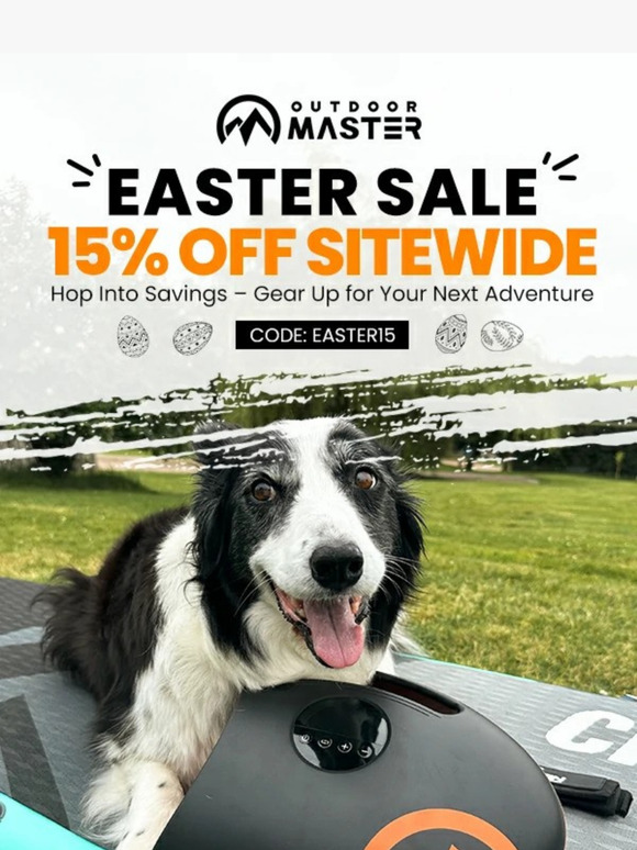 Easter Surprise: 15% Off Outdoor Favorites