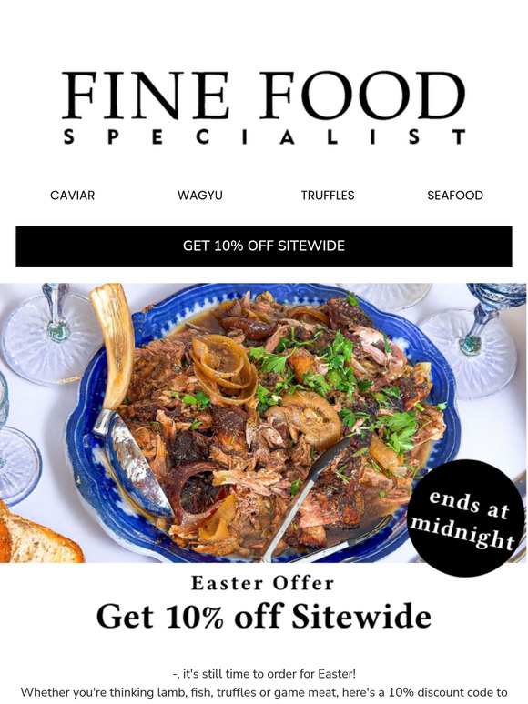 Easter: Get 10% on EVERYTHING