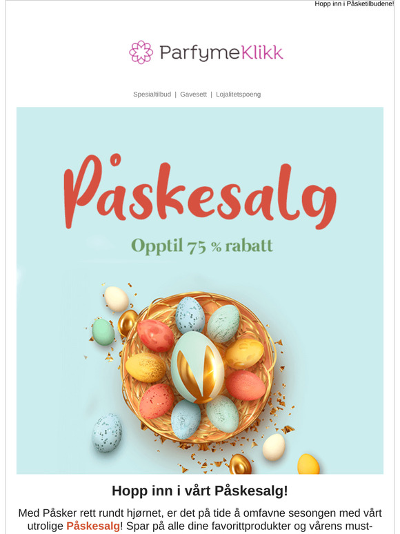 Vårt Påskesalg er igang!