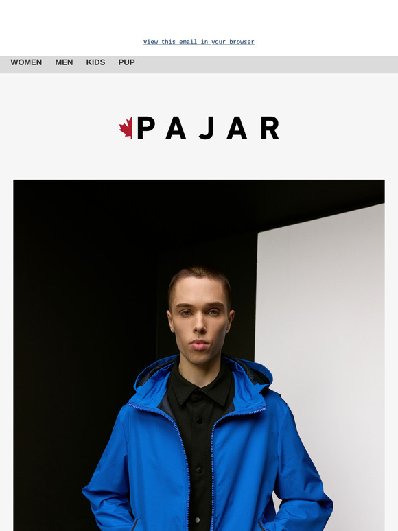 Rain-Proof Style. Made for Him.