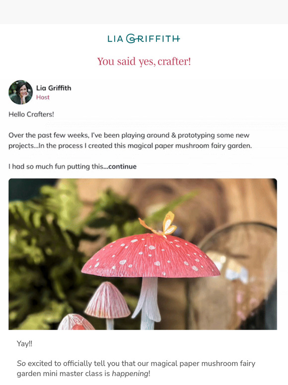 It's happening!
