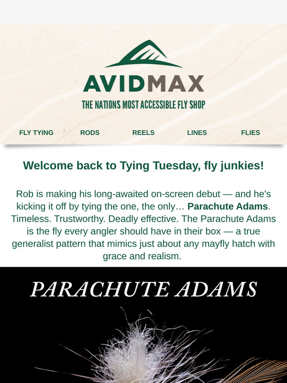 Parachute Adams | Tying Tuesday