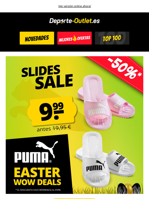 PUMA Slides sólo 9,99 € 😎