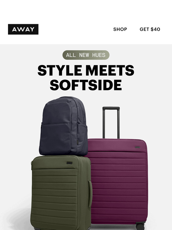 Unpack your Softside in NEW colors
