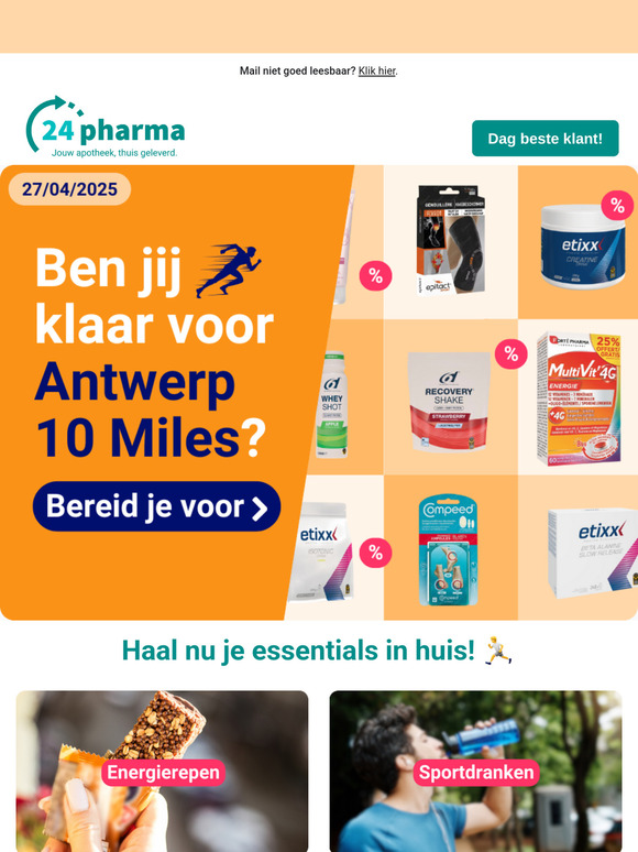 Maak je klaar voor de Antwerp 10 miles! 🏃