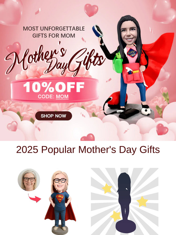 A Gift as Special as Mom – Custom Bobbleheads for Mother’s Day