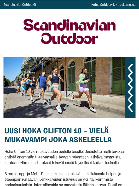 Uusi Hoka Clifton 10 – vielä mukavampi joka askeleella