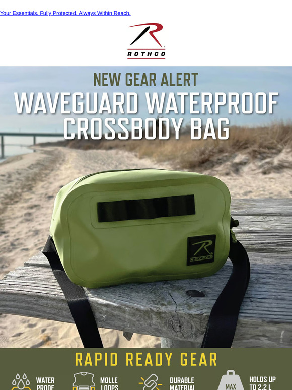 Keep It Close, Keep It Dry – Waveguard Crossbody Bag is Here