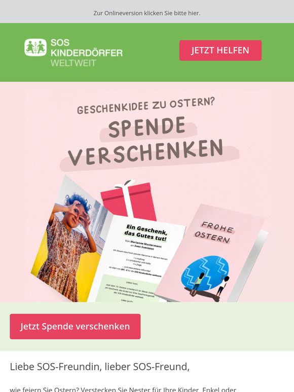 Doppelt Freude verschenken zu Ostern