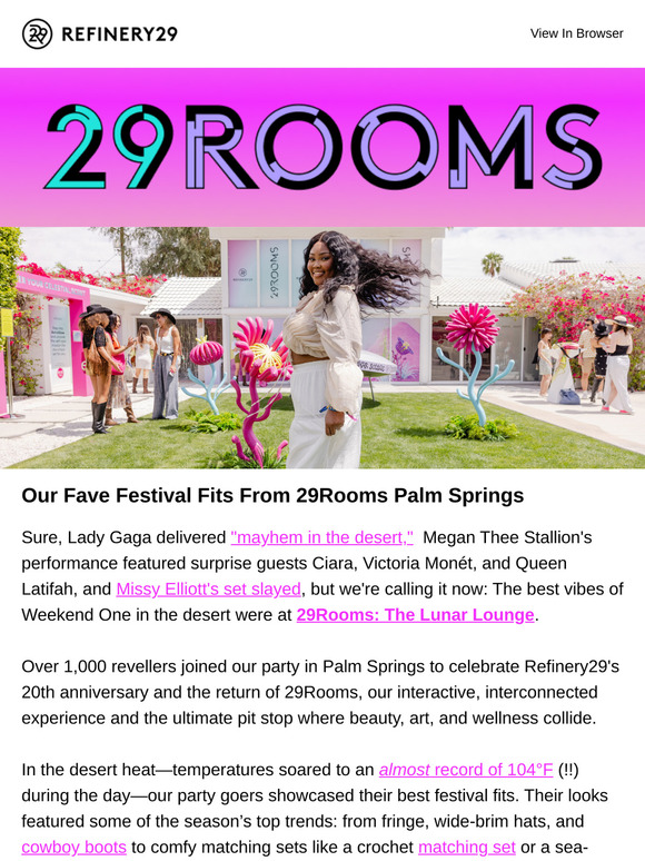 Our favorite festival fits from 29Rooms Palm Springs