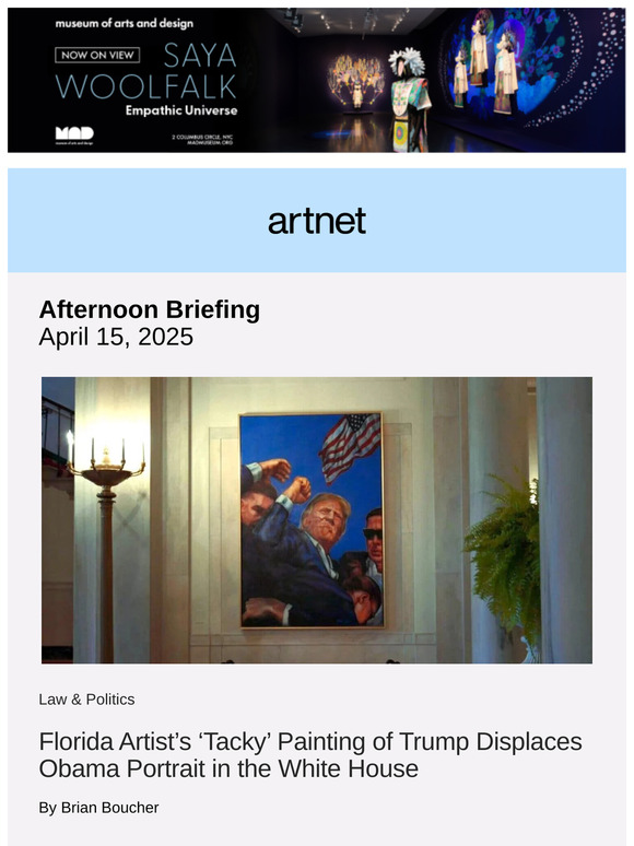 Trump Replaces Obama's White House Portrait