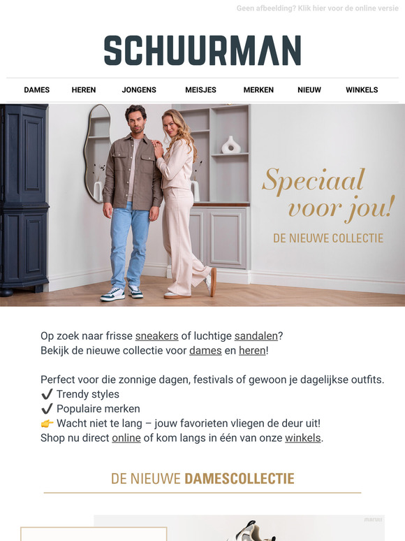 Jouw nieuwe sneakers of sandalen wachten op je!