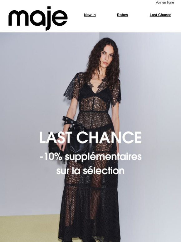 LAST CHANCE | -10% supplémentaires