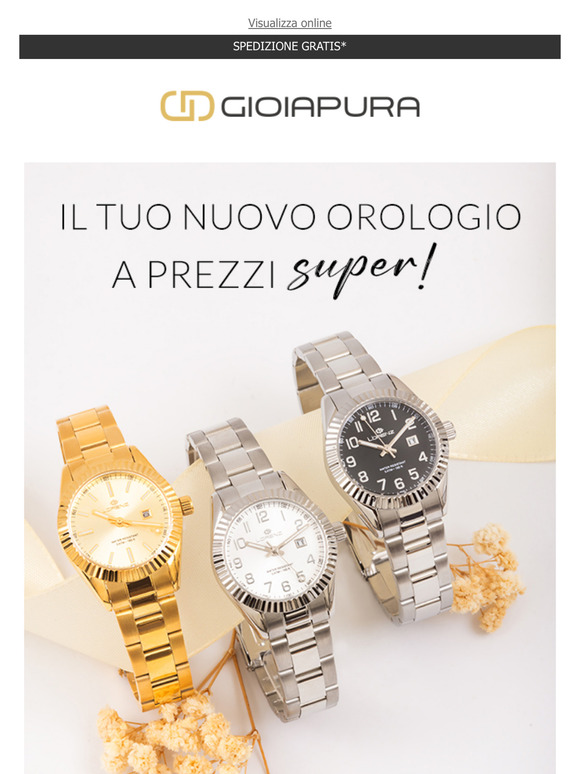 Il tuo prossimo orologio? A metà prezzo!