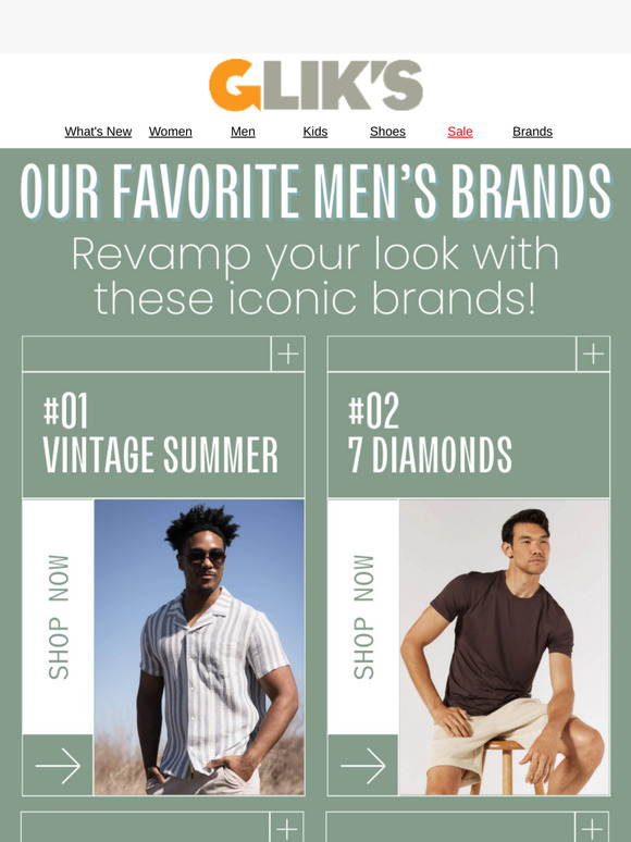 Iconic Brands For Iconic Men 💪
