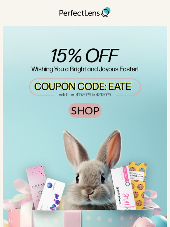 Get Your “Eggs-tra” Clear Vision: 15% off Lenses!