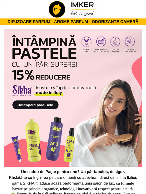 👱🏻‍♀️ Bucură-te de Păr Fabulos de Paște!
