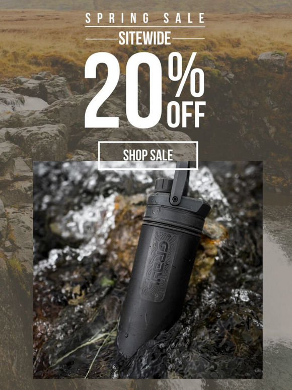 Be Ready for Any Trail – 20% Off Sitewide!