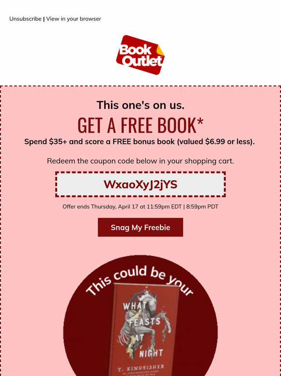 Free book alert! Coupon code inside 📣
