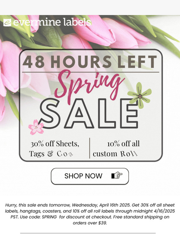 48 HOURS LEFT 🪻SPRING SALE