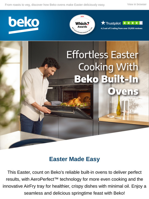 —, 🐰 Hop into Flavour: Your Perfect Easter Starts with Beko