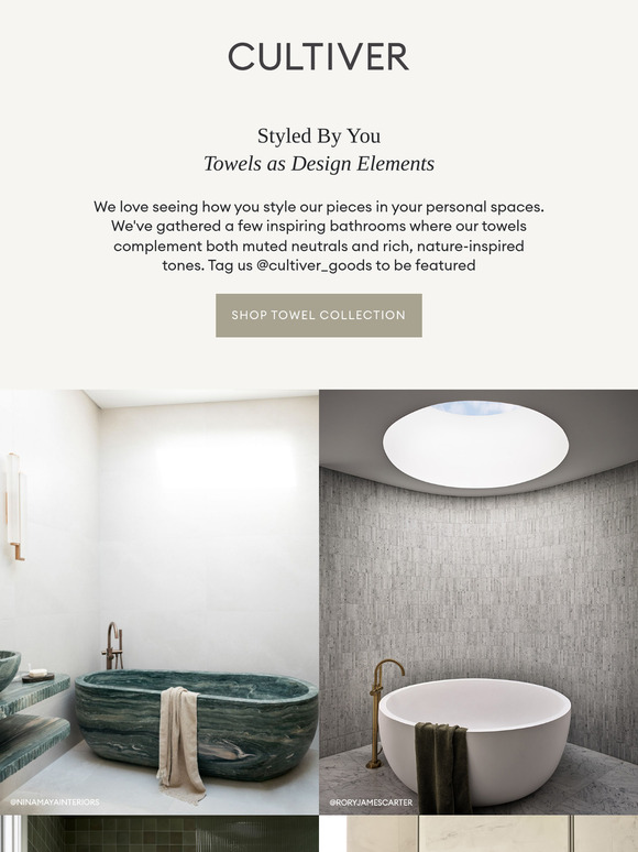 Styled by You | Bathroom inspiration from you