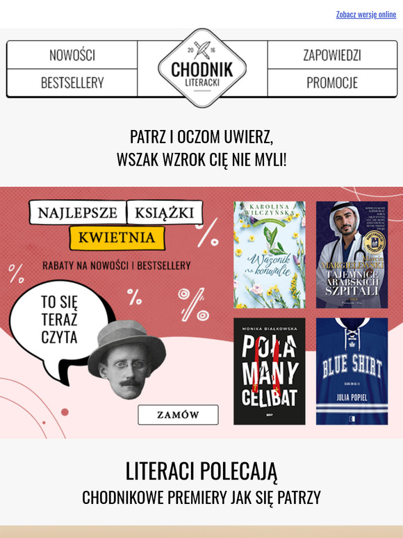 Hity kwietnia - Sprawdź najlepsze książki miesiąca 📚