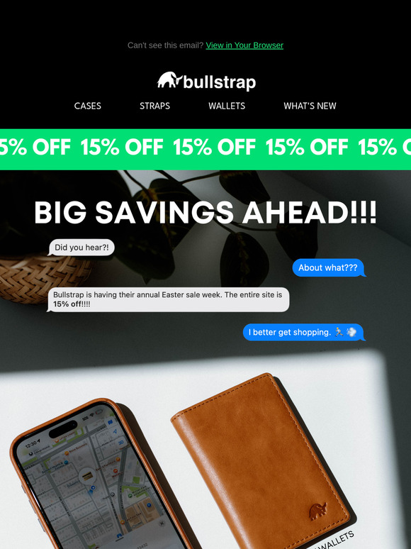 🐂 - PSSTT... The Entire Site is 15% Off Startinggg NOW!