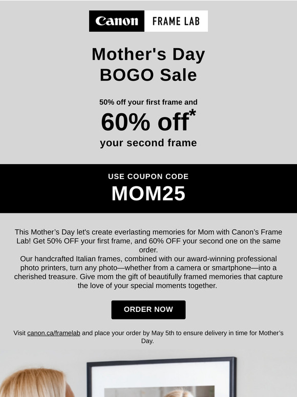 Frame Lab Mother’s Day BOGO SALE (Up to 60% OFF!)